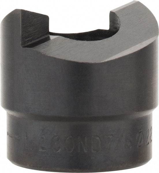 Greenlee - 1/2" Conduit Round Punch - 7/8" Hole Diam - Americas Industrial Supply