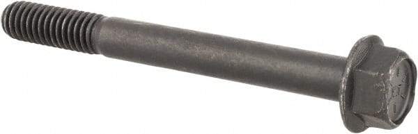 Value Collection - 5/16-18 UNC, 3" Length Under Head, Hex Drive Flange Bolt - 7/8" Thread Length, Grade 8 Alloy Steel, Smooth Flange, Phosphate & Oil Finish - Americas Industrial Supply