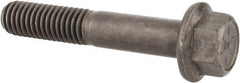 Value Collection - 7/16-14 UNC, 2-1/2" Length Under Head, Hex Drive Flange Bolt - 1-1/8" Thread Length, Grade 8 Alloy Steel, Smooth Flange, Phosphate & Oil Finish - Americas Industrial Supply