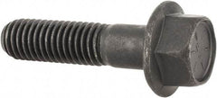 Value Collection - 1/2-13 UNC, 2" Length Under Head, Hex Drive Flange Bolt - 1-1/4" Thread Length, Grade 8 Alloy Steel, Smooth Flange, Phosphate & Oil Finish - Americas Industrial Supply