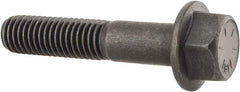 Value Collection - 1/2-13 UNC, 2-1/2" Length Under Head, Hex Drive Flange Bolt - 1-1/4" Thread Length, Grade 8 Alloy Steel, Smooth Flange, Phosphate & Oil Finish - Americas Industrial Supply