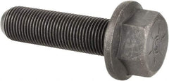 Value Collection - 5/8-18 UNF, 2-1/4" Length Under Head, Hex Drive Flange Bolt - 1-1/2" Thread Length, Grade 8 Alloy Steel, Smooth Flange, Phosphate & Oil Finish - Americas Industrial Supply