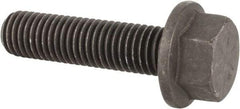 Value Collection - 5/8-11 UNC, 2-1/2" Length Under Head, Hex Drive Flange Bolt - 1-1/2" Thread Length, Grade 8 Alloy Steel, Smooth Flange, Phosphate & Oil Finish - Americas Industrial Supply