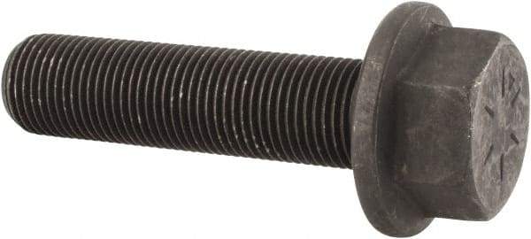 Value Collection - 5/8-18 UNF, 2-1/2" Length Under Head, Hex Drive Flange Bolt - 1-1/2" Thread Length, Grade 8 Alloy Steel, Smooth Flange, Phosphate & Oil Finish - Americas Industrial Supply