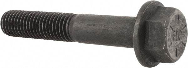 Value Collection - 5/8-11 UNC, 3-3/4" Length Under Head, Hex Drive Flange Bolt - 1-1/2" Thread Length, Grade 8 Alloy Steel, Smooth Flange, Phosphate & Oil Finish - Americas Industrial Supply