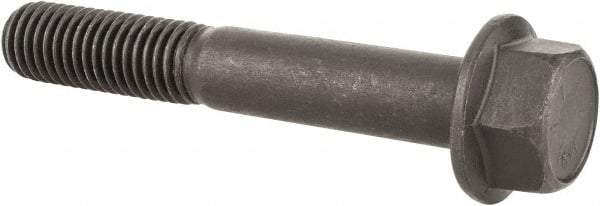 Value Collection - 5/8-11 UNC, 4" Length Under Head, Hex Drive Flange Bolt - 1-1/2" Thread Length, Grade 8 Alloy Steel, Smooth Flange, Phosphate & Oil Finish - Americas Industrial Supply