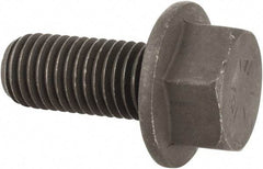 Value Collection - 3/4-10 UNC, 1-3/4" Length Under Head, Hex Drive Flange Bolt - 1-3/4" Thread Length, Grade 8 Alloy Steel, Smooth Flange, Phosphate & Oil Finish - Americas Industrial Supply