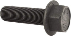 Value Collection - 3/4-16 UNF, 2-1/2" Length Under Head, Hex Drive Flange Bolt - 1-3/4" Thread Length, Grade 8 Alloy Steel, Smooth Flange, Phosphate & Oil Finish - Americas Industrial Supply