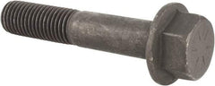 Value Collection - 3/4-10 UNC, 4" Length Under Head, Hex Drive Flange Bolt - 1-3/4" Thread Length, Grade 8 Alloy Steel, Smooth Flange, Phosphate & Oil Finish - Americas Industrial Supply