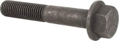 Value Collection - 3/4-10 UNC, 4-1/2" Length Under Head, Hex Drive Flange Bolt - 1-3/4" Thread Length, Grade 8 Alloy Steel, Smooth Flange, Phosphate & Oil Finish - Americas Industrial Supply