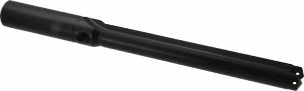Allied Machine and Engineering - Series 1.5, 55/64 to 15/16" Diam, 1" Diam Straight Shank, Straight Flute Spade Drill - 6-5/8" Max Depth, 8-1/64" Body Length, 10-7/8" OAL, Standard Length, Through Coolant - Americas Industrial Supply