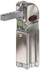 De-Sta-Co - 221 Lb Inner Hold Capacity, Vert Mount, Air Power Hold-Down Toggle Clamp - M5 Port, 90° Bar Opening, 104mm Height Under Bar - Americas Industrial Supply
