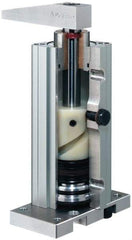De-Sta-Co - 103 Lb Clamping Force, Adjustable (Right, Left, Straight) Swing, 46.5mm Total Stroke, Single-Acting Pneumatic Swing Clamp - G1/8 Port, 169.93mm Body Length x 39.88mm Body Width, 49.1 cm3 (Clamp), 58.4 cm3 (Unclamp), 145 Max psi - Americas Industrial Supply