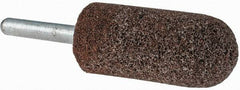 Grier Abrasives - 7/8 x 2" Head Diam x Thickness, A11, Pointed Tree, Aluminum Oxide Mounted Point - Americas Industrial Supply