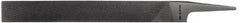 Value Collection - 8" Long, Smooth Cut, Knife American-Pattern File - Double Cut, 3/16" Overall Thickness, Tang - Americas Industrial Supply