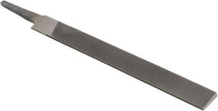 Value Collection - 6" Long, Second Cut, Knife American-Pattern File - Double Cut, 5/32" Overall Thickness, Tang - Americas Industrial Supply