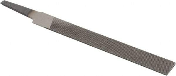 Value Collection - 4" Long, Smooth Cut, Knife American-Pattern File - Double Cut, 7/64" Overall Thickness, Tang - Americas Industrial Supply