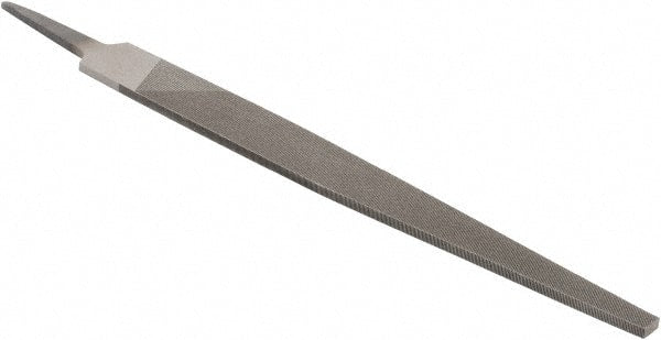 Value Collection - 8" Long, Smooth Cut, Warding American-Pattern File - Americas Industrial Supply