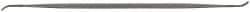 Grobet - 6" Riffler Precision Swiss Pattern File - Die Sinker's Handle - Americas Industrial Supply