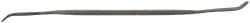 Grobet - 6" Riffler Precision Swiss Pattern File - Die Sinker's Handle - Americas Industrial Supply