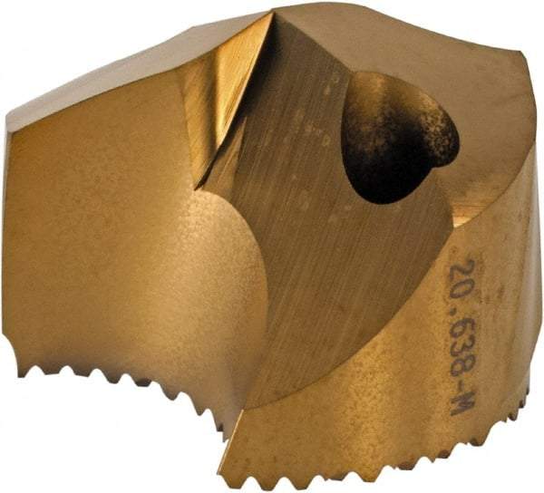 Seco - Series SD100, 20.64mm Diam 140° Replaceable Drill Tip - Carbide, TiAlN Finish, Through Coolant - Americas Industrial Supply