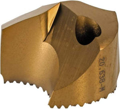 Seco - Series SD100, 20.64mm Diam 140° Replaceable Drill Tip - Carbide, TiAlN Finish, Through Coolant - Americas Industrial Supply