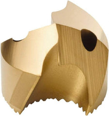 Seco - Series SD100, 24.8mm Diam 140° Replaceable Drill Tip - Carbide, TiAlN Finish, Through Coolant - Americas Industrial Supply