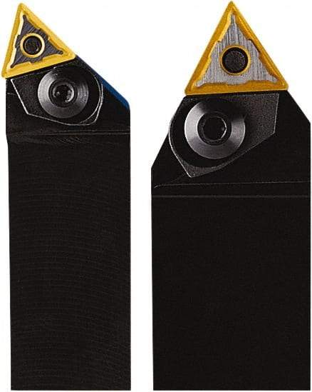 Seco - PTNN, Right Hand Cut, 63° Lead Angle, 50mm Shank Height x 32mm Shank Width, Negative Rake Indexable Turning Toolholder - 150mm OAL, TNM..2204.. Insert Compatibility, Series Pin & Wedge - Americas Industrial Supply