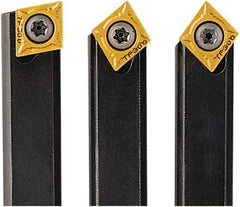 Seco - 50mm OAL, 10mm Shank Diam, S-SCEC Indexable Boring Bar - CC.. 0602.. Insert, Screw Holding Method - Americas Industrial Supply