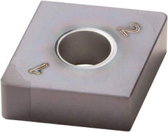 Seco - CNGA432 WZ Grade CBN060K PCBN Turning Insert - TiSiAlN Finish, 80° Diamond, 1/2" Inscr Circle, 3/16" Thick, 1/32" Corner Radius - Americas Industrial Supply