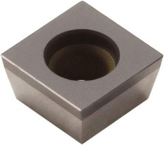 Seco - SCGW21.52 Grade CBN200 PCBN Turning Insert - Uncoated, 90° Square, 1/4" Inscr Circle, 3/32" Thick, 1/32" Corner Radius - Americas Industrial Supply