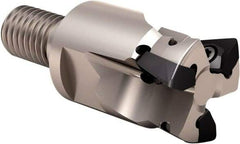 Seco - 94° Lead Angle, 12mm Min Cut Diam, 2.5mm Max Depth of Cut, Indexable Chamfer and Angle End Mill - 3 Inserts, XO.. 06.. Insert Style, Through Coolant, Modular Connection - Americas Industrial Supply