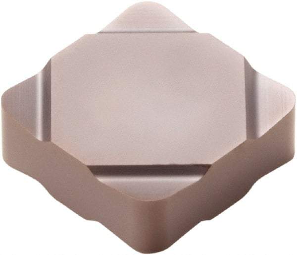 Seco - SNGF322 Grade CBN400C PCBN Turning Insert - TiSiN Finish, 90° Square, 3/8" Inscr Circle, 1/8" Thick, 1/32" Corner Radius - Americas Industrial Supply