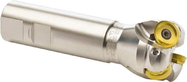 Seco - 50mm Cutting Diam, 32mm Shank Diam, 10mm Max Depth of Cut, Straight Shank Indexable Copy End Mill - 3 Inserts, RP.. 2006 Insert, R217.29 Toolholder - Americas Industrial Supply