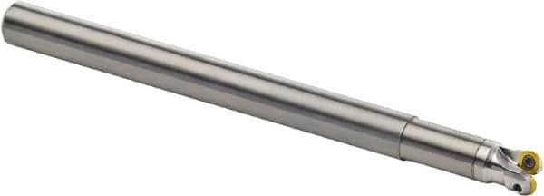 Seco - 10mm Cutting Diam, 10mm Shank Diam, 2.5mm Max Depth of Cut, Straight Shank Indexable Copy End Mill - 2 Inserts, RDH.. 0501 Insert, R217.29 Toolholder, Carbide - Americas Industrial Supply