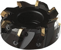 Seco - 78mm Cut Diam, 22mm Arbor Hole, 12mm Max Depth of Cut, 60° Indexable Chamfer & Angle Face Mill - 4 Inserts, SPE.. 1906 Insert, Right Hand Cut, 4 Flutes, Series R220.60 - Americas Industrial Supply