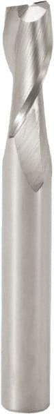 Seco - 16mm, 30mm LOC, 16mm Shank Diam, 90mm OAL, 2 Flute, Solid Carbide Square End Mill - Single End, Uncoated, Spiral Flute, 30° Helix, Centercutting, Right Hand Cut, Right Hand Flute, Series J93 - Americas Industrial Supply