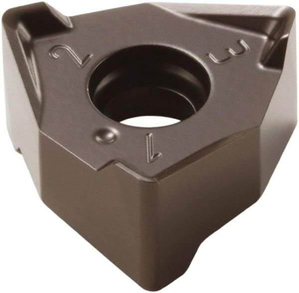 Seco - XNEX080608 M08 Grade T350M Carbide Milling Insert - TiCN/Al2O3 Finish, 1/4" Thick, 0.491" Inscribed Circle - Americas Industrial Supply