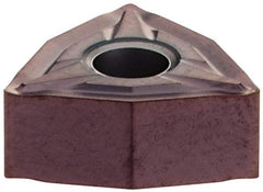 Seco - WNMG331W FF2 Grade TP1030 Cermet Turning Insert - 80° Trigon, 3/8" Inscr Circle, 3/16" Thick, 1/64" Corner Radius - Americas Industrial Supply