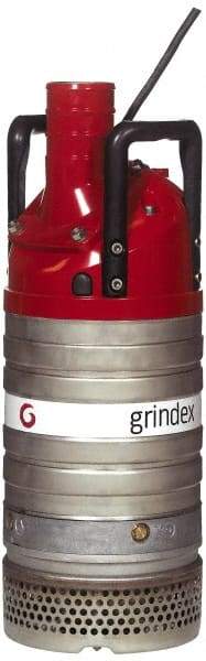 Grindex - 4-2/5 hp, 460 Amp Rating, 460 Volts, Nonautomatic Operation, Dewatering Pump - 3 Phase, Aluminum Housing - Americas Industrial Supply