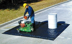 UltraTech - 25 Gal Polyethylene Low Wall Berm - 2" High x 2' Wide x 7" Long - Americas Industrial Supply