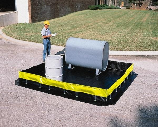 UltraTech - 5,610 Gal Polyethylene High Wall Berm - 1' High x 15' Wide x 50" Long - Americas Industrial Supply