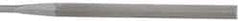 Grobet - 5-1/2" Needle Precision Swiss Pattern Slitting File - Round Handle - Americas Industrial Supply