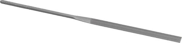 Grobet - 5-1/2" Needle Precision Swiss Pattern Slitting File - Round Handle - Americas Industrial Supply