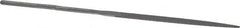 Grobet - 6-1/4" Needle Precision Swiss Pattern Warding File - Round Handle - Americas Industrial Supply