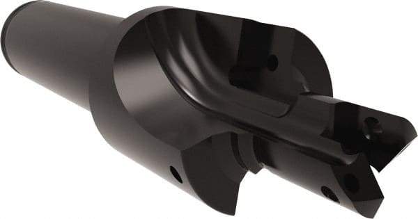 Allied Machine and Engineering - AND10050, MS 33649, SAE AS5202 Standard, 7/16-20" Thread, 4 Tube Dash Number, 60° Porting Angle, 0.454" Pilot Diam, 5/8" Shank Diam, Indexable Spade Blade Insert Porting Tool - 2 Porting Inserts, 3.512" Overall Length - Americas Industrial Supply