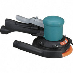 Dynabrade - 12,000 OPM, 23 CFM Air Consumption, Palm Air Orbital Sander - Round Pad, 1/4 NPT Inlet - Americas Industrial Supply