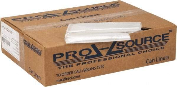 PRO-SOURCE - 0.2 mil Thick, Household/Office Trash Bags - 24" Wide x 23" High, Clear - Americas Industrial Supply