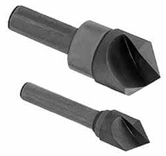 Hertel - 3" Head Diam, 3/4" Shank Diam, 1 Flute 90° High Speed Steel Countersink - Americas Industrial Supply
