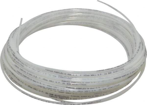 Parker - 4mm OD, 100' Long, Nylon Tube - Natural, 300 Max psi, -65 to 200°F - Americas Industrial Supply